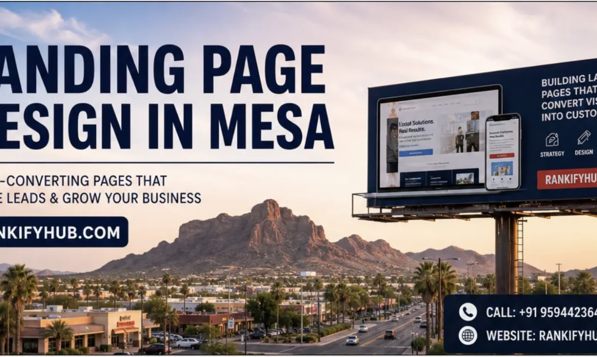 Landing Page Design in Mesa