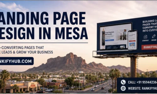 Landing Page Design in Mesa