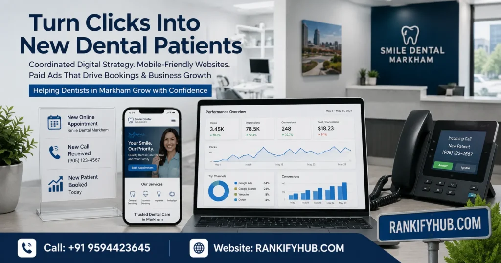 Digital Marketing for Dentists in Markham